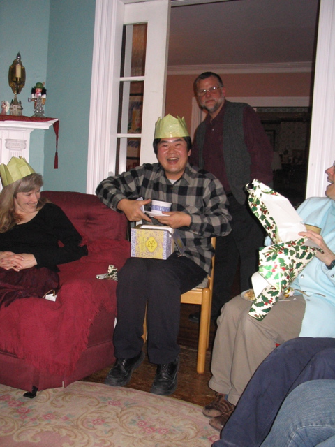 Frank likes his Yankee swap